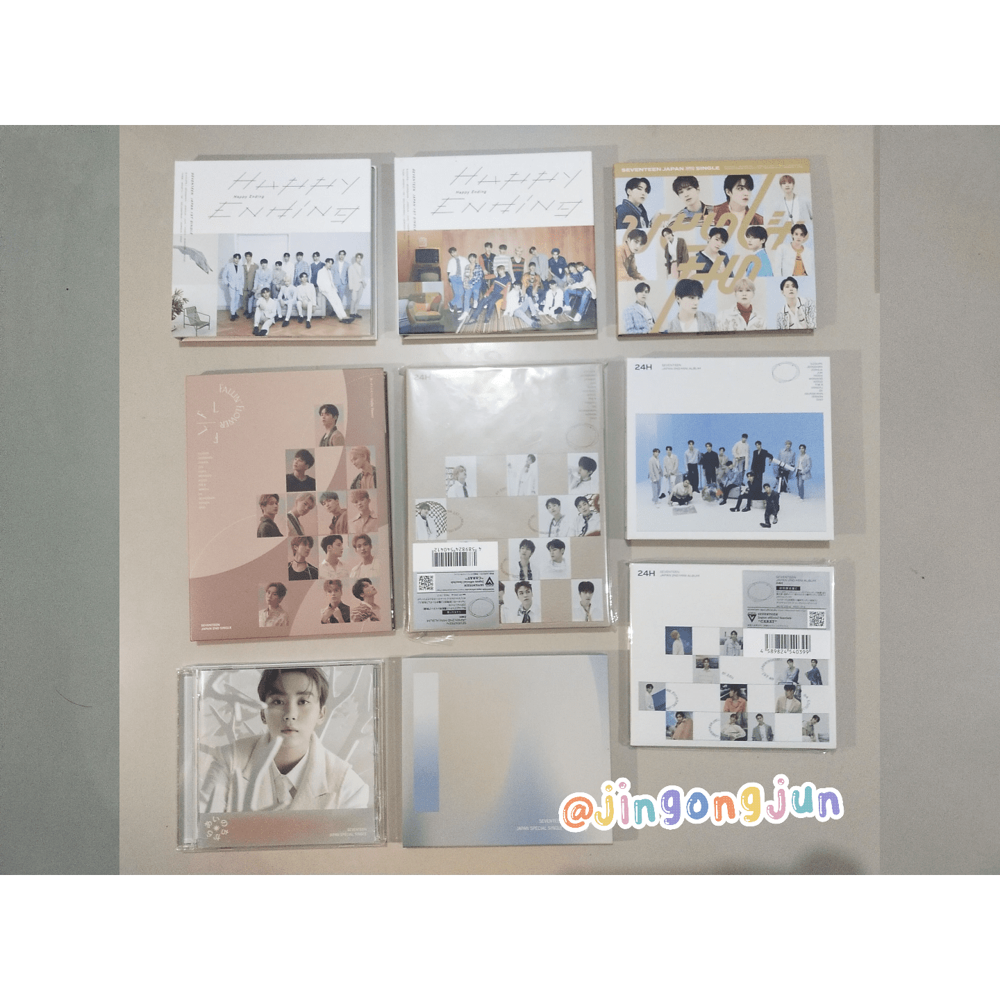 [BOOKED] อัลบั้ม Seventeen ainochikara seungkwan hitorianai happy ending 24h ff fallin flower dream 