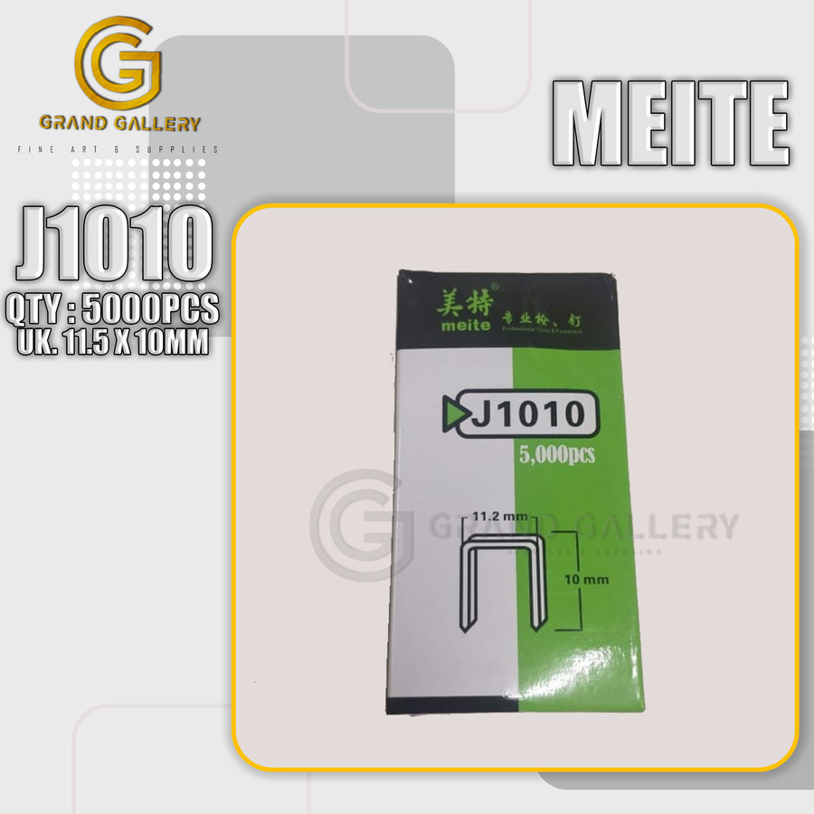 Hitam Meite - STAPLES 1010J/fill STAPLER 1010J/TRACKER J1010 Black-5000PCS