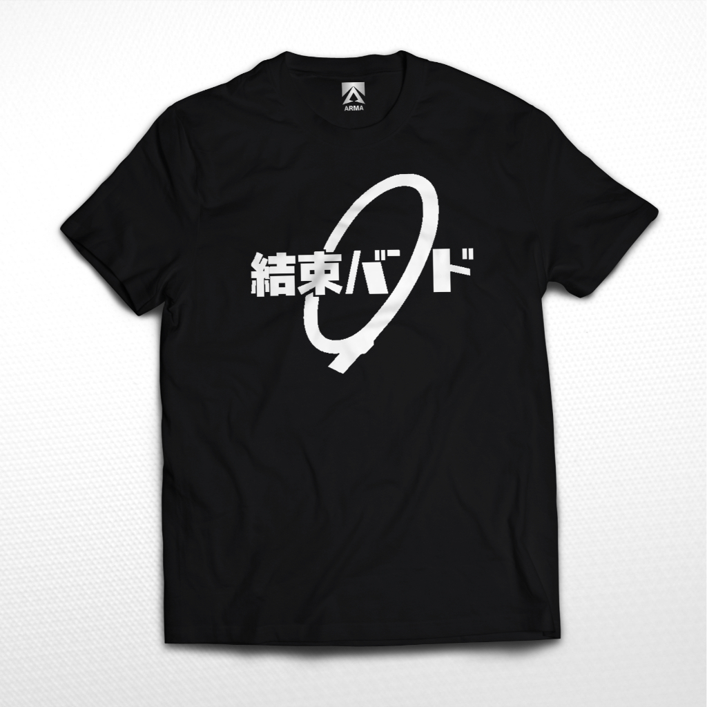 Bocchi THE ROCK KAOS KESSOKU BAND Logo / ANIME มังงะ bochi เสื้อยืด unisex distro เสื้อ ANIME KAOS