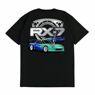 เสื้อยืด ลาย Sakazuki MAZDA RX7 RX-7 FALKEN JAMES DEANE V2 สําหรับยานยนต์