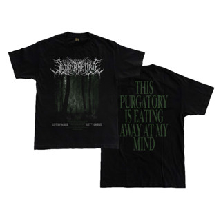 เสื้อยืด แบบหนา พิมพ์ลาย Lorna Shore Band Pain Remains II Deathcore Metal สําหรับผู้ชาย