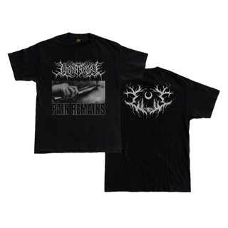 เสื้อยืด แบบหนา พิมพ์ลาย Lorna Shore Pain Remains Band Tour Deathcore Metal สําหรับผู้ชาย