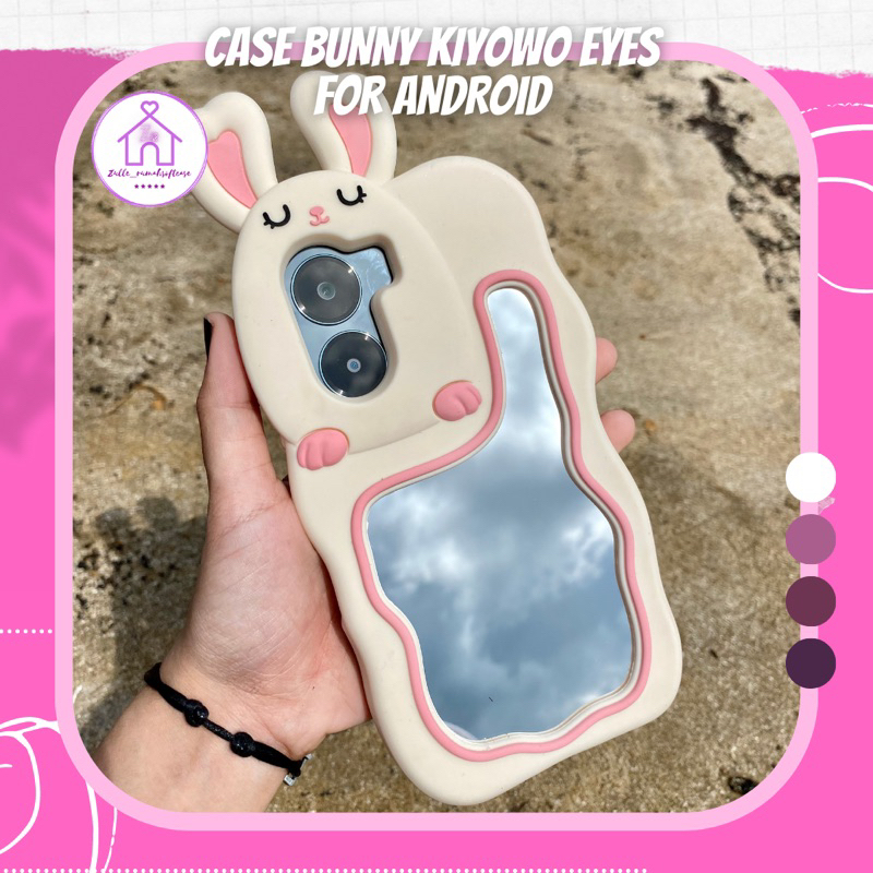 เคสสําหรับ ANDROID BUNNY KIYOWO EYES VIVO Y21/Y21S/Y21T/Y33S Y16 Y75/T1 5G Y51/Y52/Y53 OPPO A58/A78