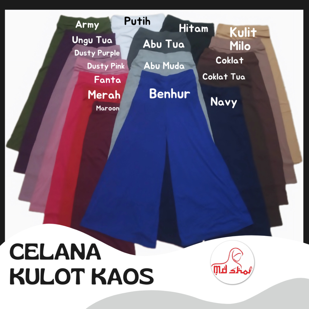 - MD SHOP เสื้อยืด Culottes