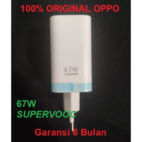 OPPO Adaptor Charger 67W SUPERVOOC Reno 8T Reno9 ของแท้ 100%