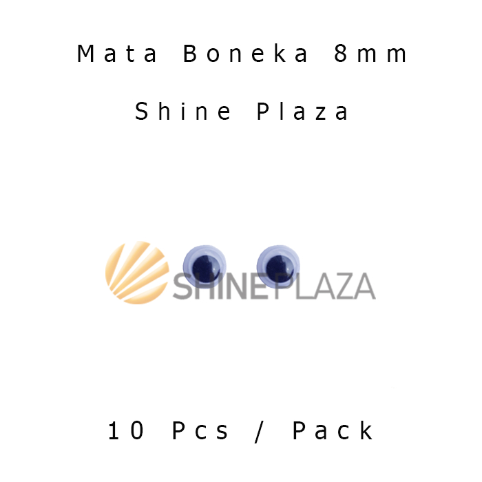 MATA Googly Eyes Moving Doll Eyes - 8mm Decorative Craft False Eyes