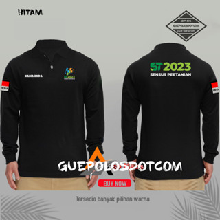 เสื้อโปโลแขนยาว คอปก ลายสํานวนการเกษตร ST 2023 BPS 2023 Type 3