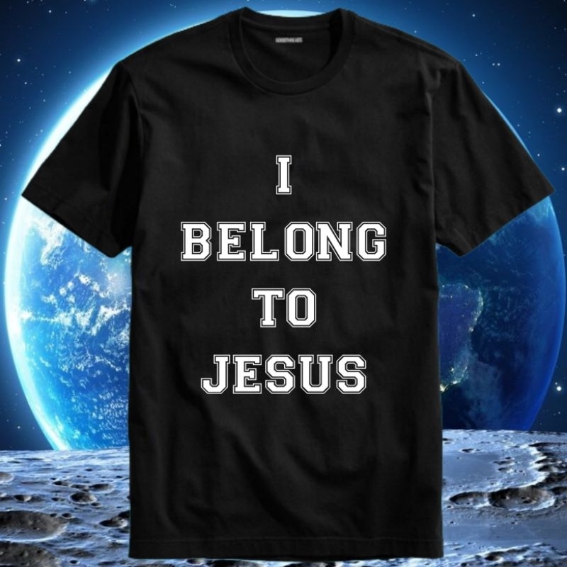 เสื้อยืดผู้ชายชายหญิง Unisex คริสเตียนศาสนาคาทอลิก I Belong To Jesus A5