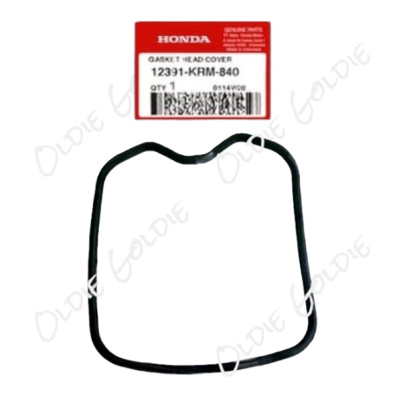 12391-KRM-840 ฝาครอบหัวปะเก็นยาง Honda New Megapro Verza 150 12391KRM840