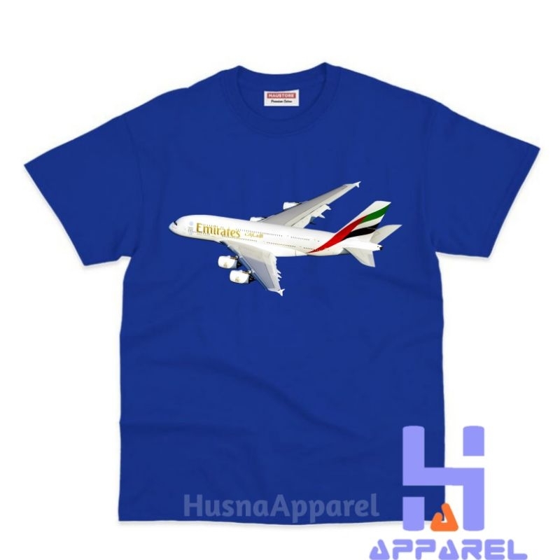 CHILDRENS CLOTHES เสื้อยืด CHILDRENS AIRBUS A380 EMIRATES AIRCRAFT
