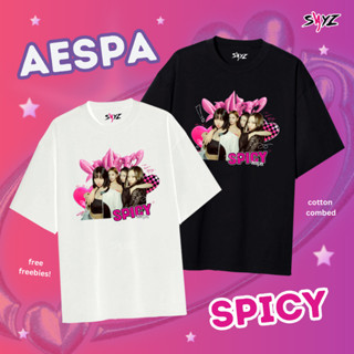 พร้อมส่ง] kaos aespa "my WORLD" Spicy pink ver - Karina Winter Giselle ning-ning - kaos Concert aespa jkt my synk