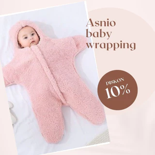 Cute Patrick Starfish Character Baby Coat วัสดุขนสัตว์ sherpa นุ่มและหนา 3 - 12 เดือน
