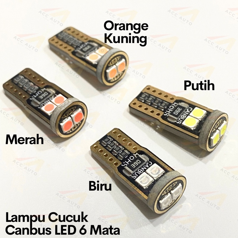 T10 CANBUS 6 LED****