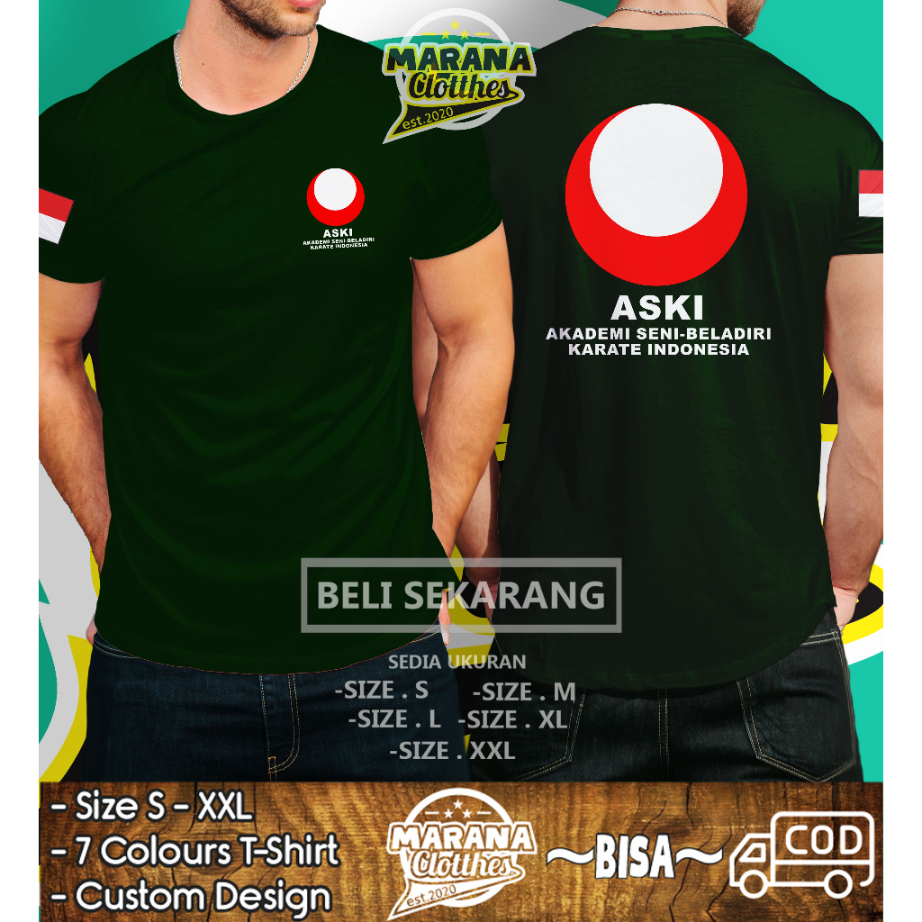 เสื้อยืด ASKI, สถาบันการศึกษาศิลปะการต่อสู้ของอินโดนีเซีย, เสื้อผ้า Distro