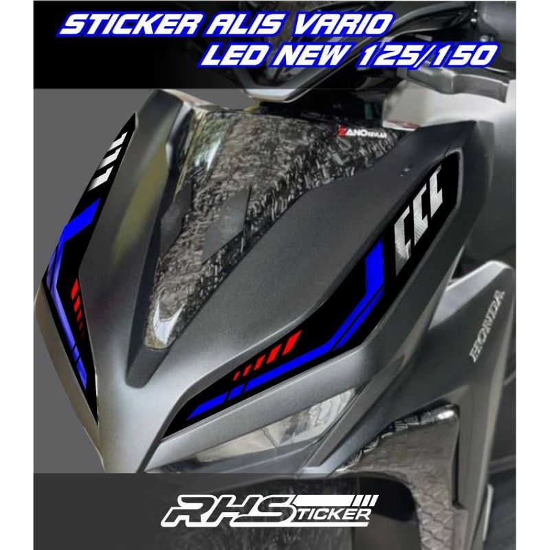 สติ๊กเกอร์ RK คิ้ว Vario ใหม่ LED 125/150 หนึ่งคู่ (ขวา/ซ้าย) mdl triple C
