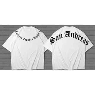 เสื้อยืด พิมพ์ลาย La SAN ANDREAS SAN FRANSISCO สําหรับผู้ชาย