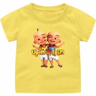 เสื้อยืด ลาย Upin And Ipin สําหรับเด็กผู้ชาย และเด็กผู้หญิง