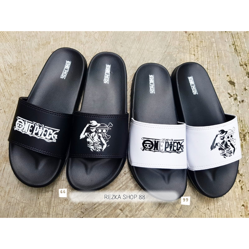 One Piece Boys Slop Sandals ทําจากกาว