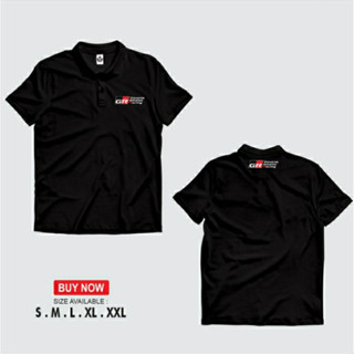 เสื้อยืดโปโล พิมพ์ลายโลโก้ toyota GAZOO RACING GR 01 สําหรับผู้ชาย