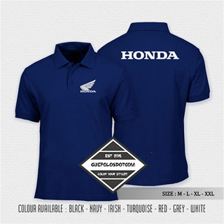 เสื้อโปโล สกรีนโลโก้ 6 Honda คุณภาพดี