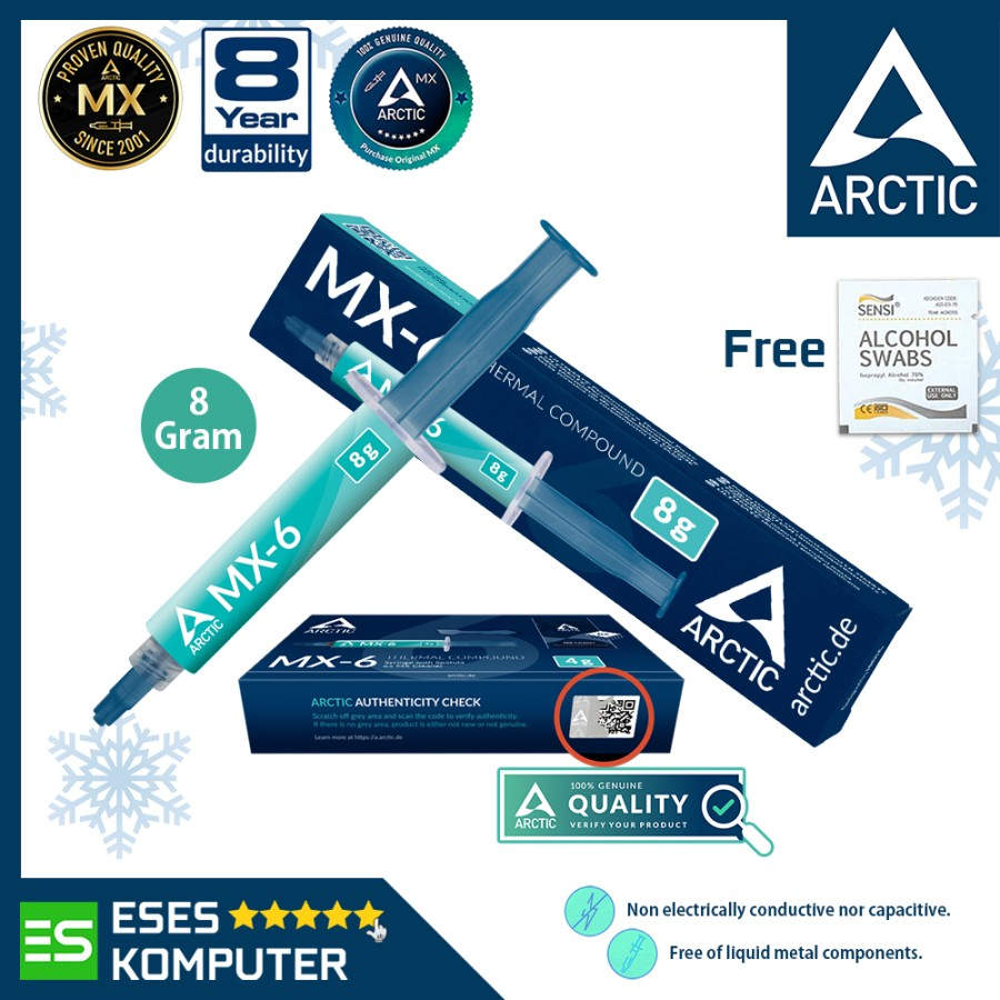 ARCTIC MX-6 Thermal Paste (8 กรัม) - MX6 ULTIMATE Performance