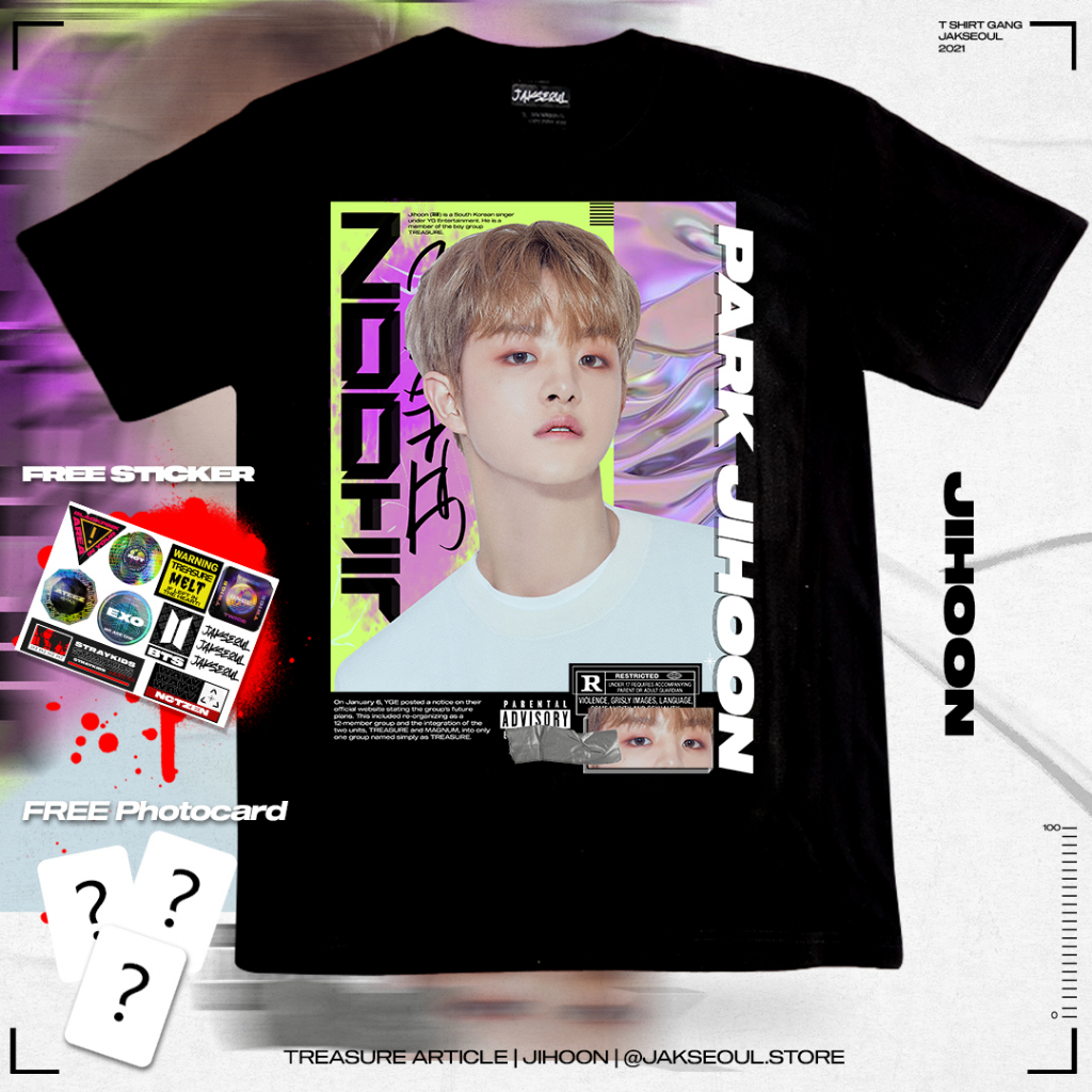 เสื้อยืด Treasure Jihoon โดย Jakseoul KPOP