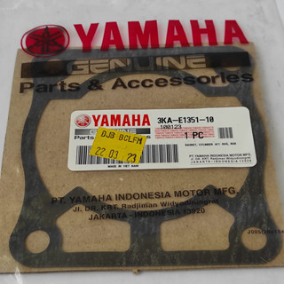 ปะเก็นบล็อกล่าง RXK Tiedye Sogan 3KA-E1351-10 ORI YAMAHA อะไหล่แท้