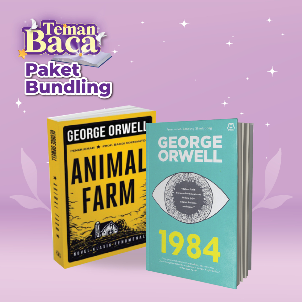 [Mizan] 1984 Republish & Animal Farm Book Bundling Package - George Orwell