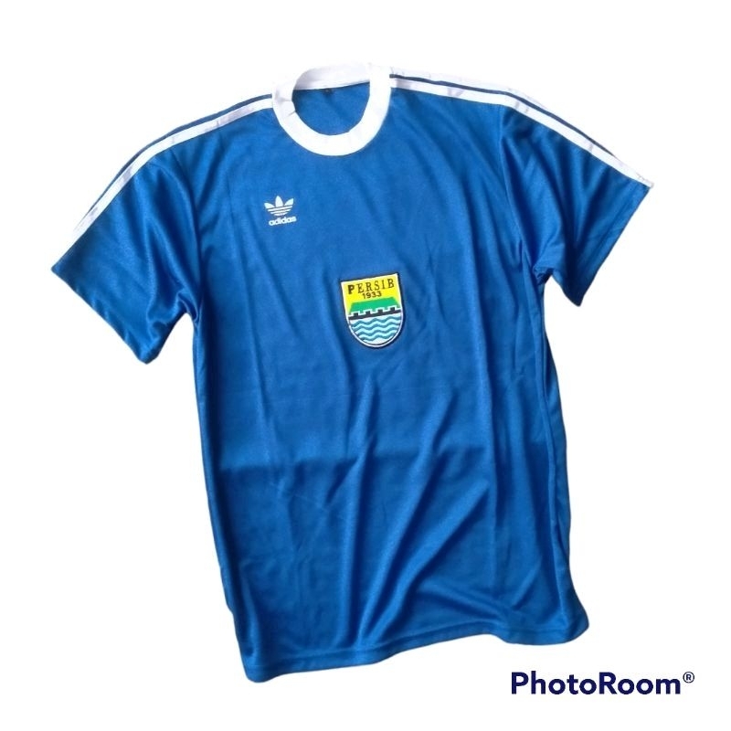 [FAKE/KAWE/NOTORI] Persib Jersey 1985 Home Runner up หมั้นจาก Adjat Sudradjat