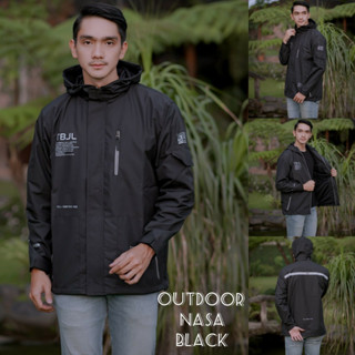 เสื้อแจ็กเก็ต NASA - NASA OUTDOOR Jacket - NASA SIMPLE PARKA Jacket - ORIGINAL Mountain Jacket - เสื้อแจ็กเก็ตฮู้ด ภูเขา สําหรับผู้ชาย