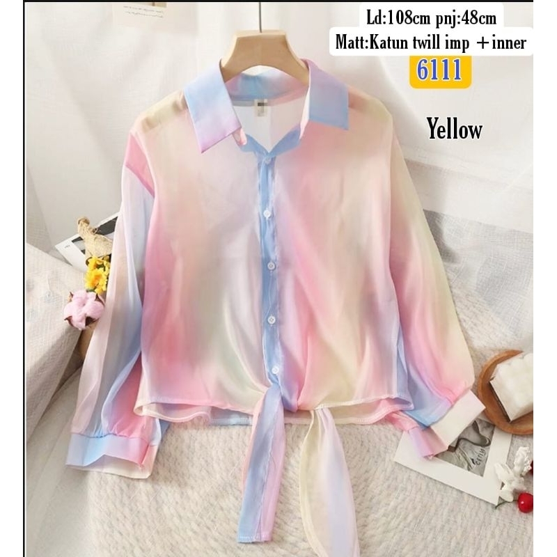 เสื้อ KEMEJA 2in1tgn 3p4 renbo 6111