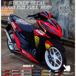 สติกเกอร์ ลายกราฟฟิค honda vario 150