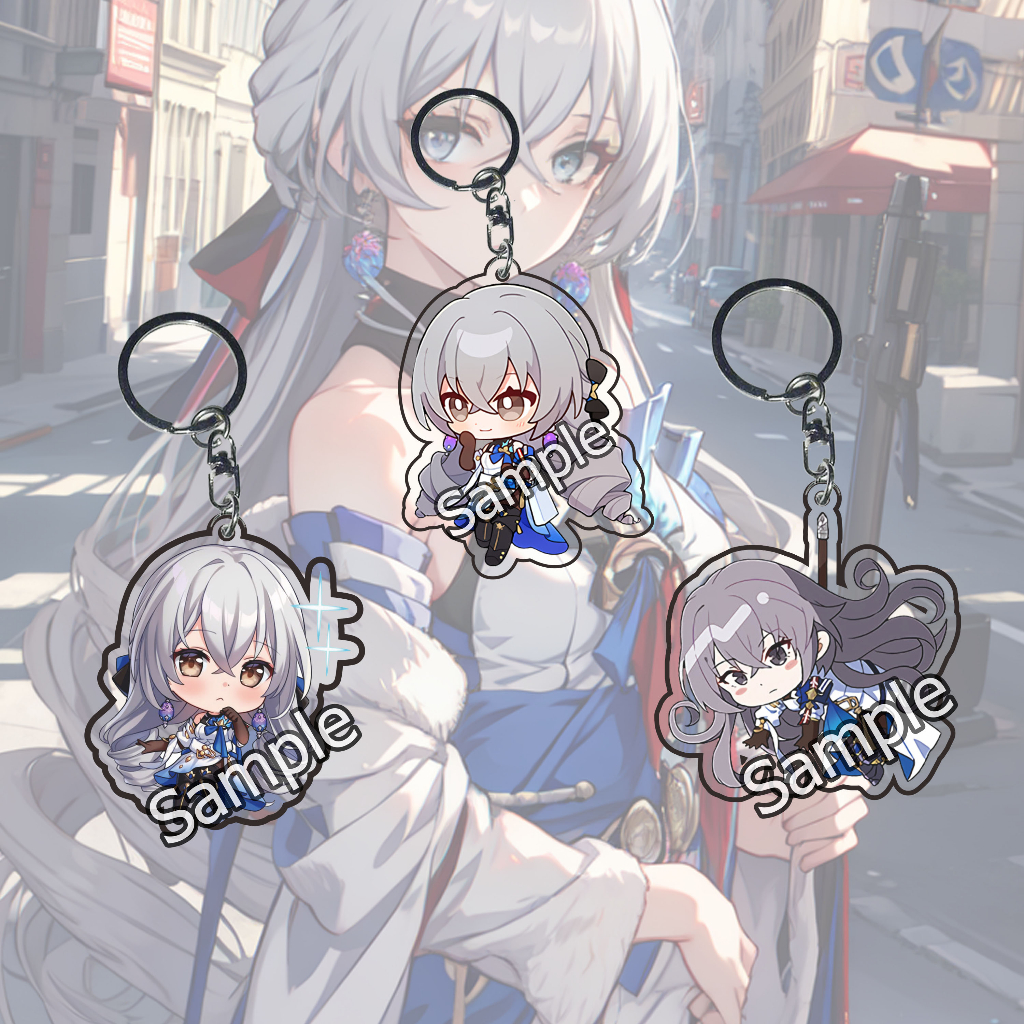 GANTUNGAN Honkai Star Rail Bronya พวงกุญแจ - พวงกุญแจ - พวงกุญแจ - อะนิเมะ - เกม - HSR