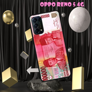 [MT04] เคสโทรศัพท์มือถือ ลายกลิตเตอร์ สําหรับ Oppo RENO 5 4G | เคส Hp เคลือบเงา | ลวดลายเงิน