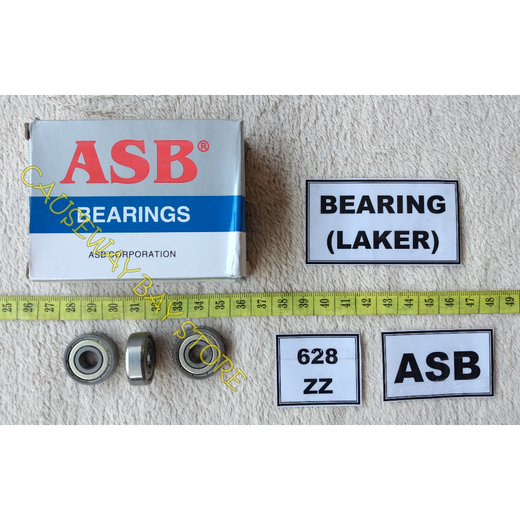 BEARING (LAKER) 628 ZZ ASB