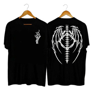 เสื้อยืด พิมพ์ลาย Wing Bone DISTRO UNISEX สําหรับผู้ชาย