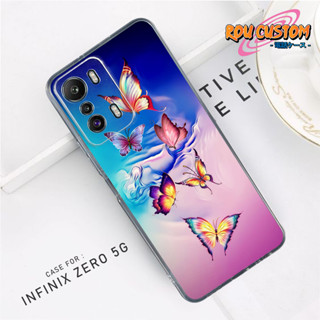 เคสโทรศัพท์มือถือแบบแข็ง ลายผีเสื้อ หรูหรา สําหรับ INFINIX ZERO 5G 2023 INFINIX ZERO 5G 2023 Hp INFINIX ZERO 5G 2023 Hp INFINIX ZERO 5G 2023 เคส -