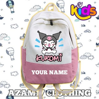 Kuromi Fantasy Magic Melody Free Your Name Hello Kitty กระเป๋าเป้สะพายหลัง กระเป๋านักเรียน สําหรับเด็กผู้ชาย และเด็กผู้หญิง