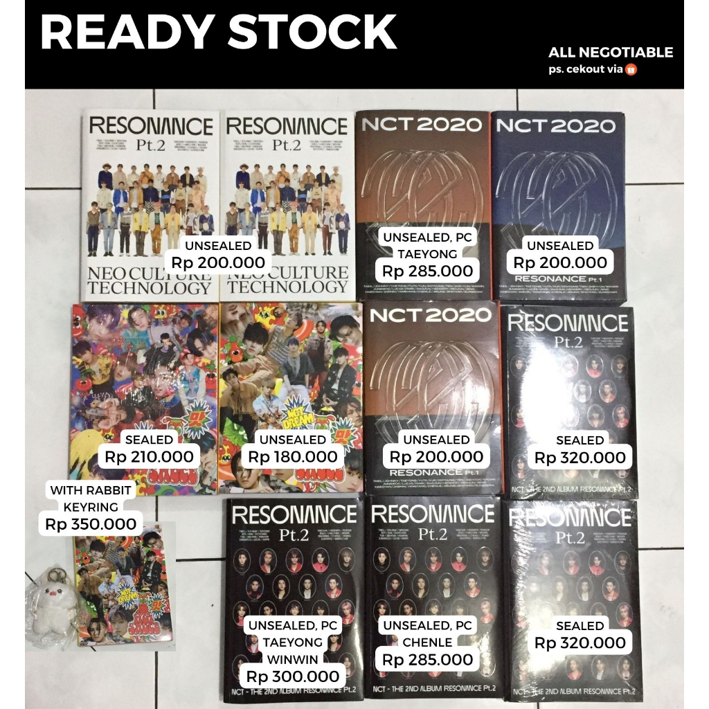 EXO, NCT, NCT 127, NCT DREAM ALBUM DVD PHOTOBOOK MERCH CHARACTER DOLL POUCH KEYRING