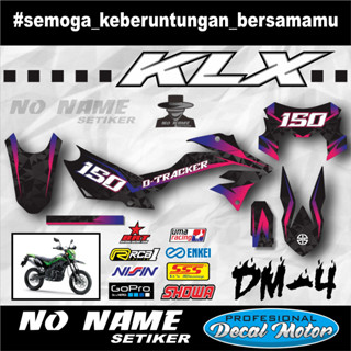 สติกเกอร์รูปลอก KLX 150- (dm4) Minimalist Fullbody-Dekal Sticker KLX Trail