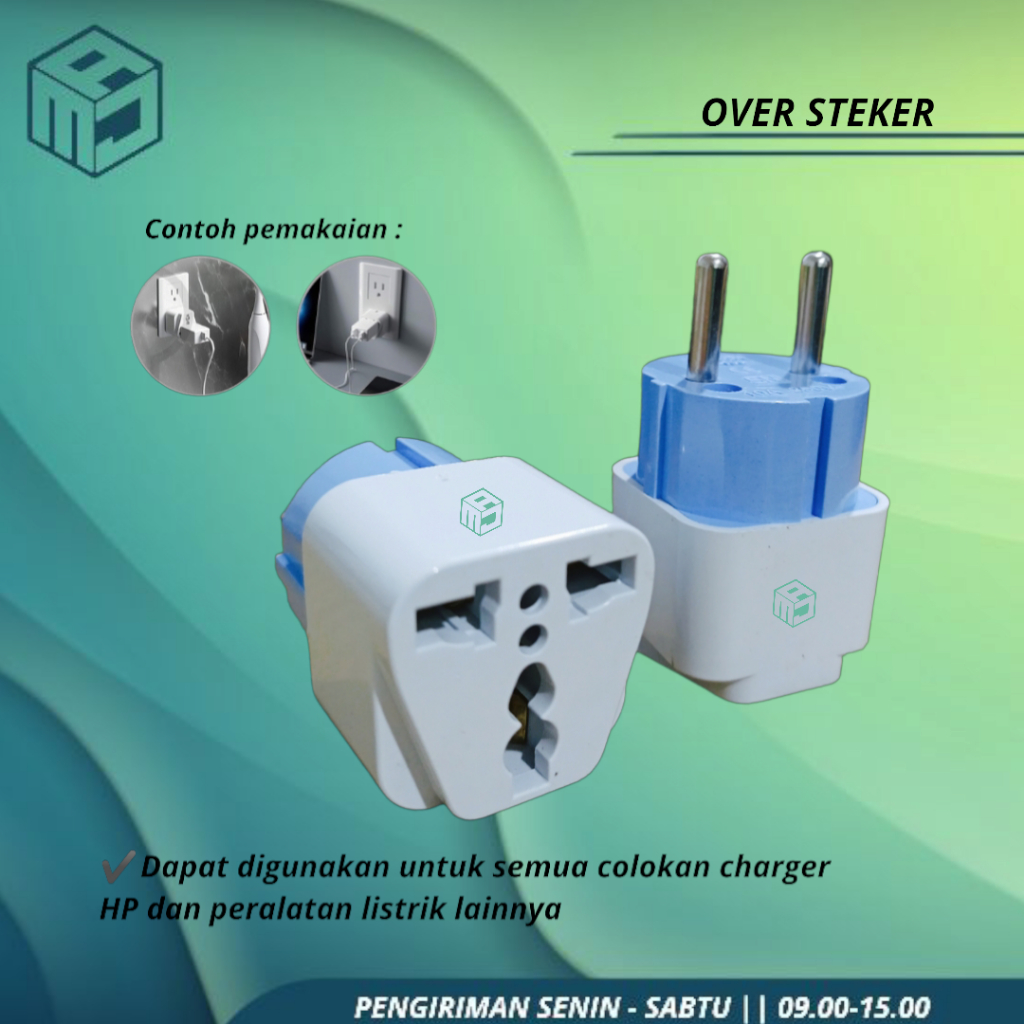 Over Plug Travel Adapter 3 ถึง 2 ขา Travel Adapter ปลั๊กไฟคุณภาพ