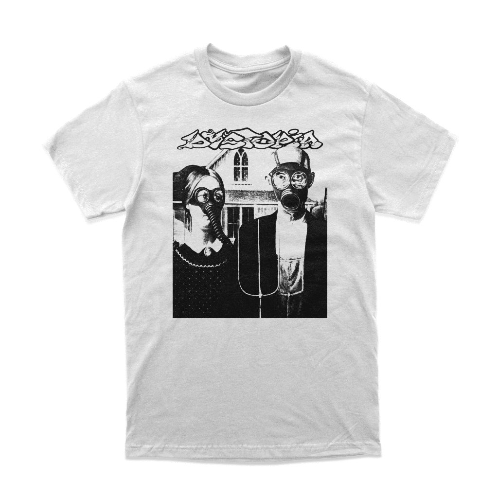 Dystopia "American Gothic" เสื้อยืด White Merchandise Band