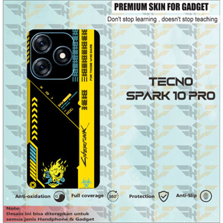 Garskin โทรศัพท์มือถือ TECNO SPARK 10 PRO CYBERPUNK 2 ชิ้น