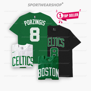 เสื้อยืดบาสเก็ตบอล ลาย NBA Boston Celtics KRISTAP PORZINGIS No 8 สําหรับผู้ชาย และผู้หญิง