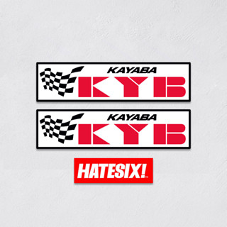 สติกเกอร์รูปลอก ลาย Ednuro KYB Kayaba Suspension Hatesix สไตล์วินเทจ