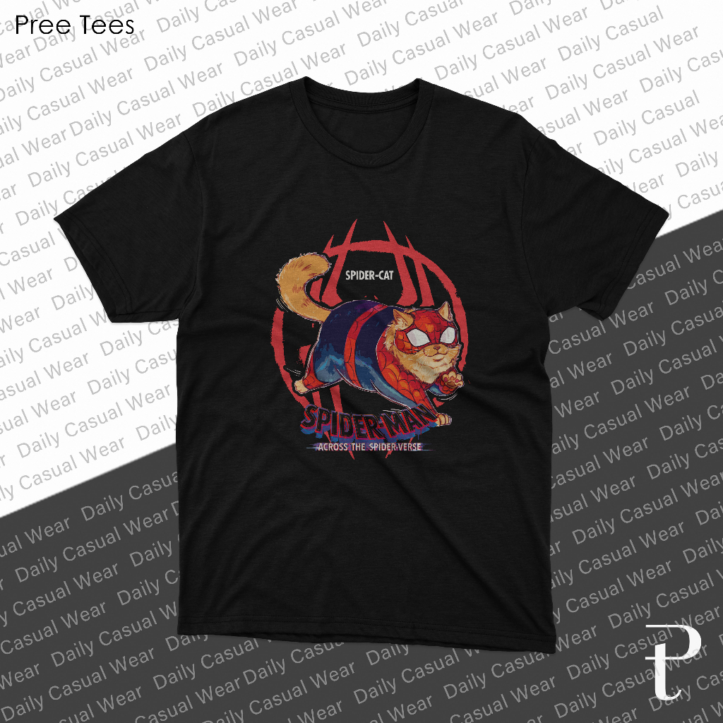 เสื้อยืด SPIDER CAT ACROSS THE SPIDER VERSE 2
