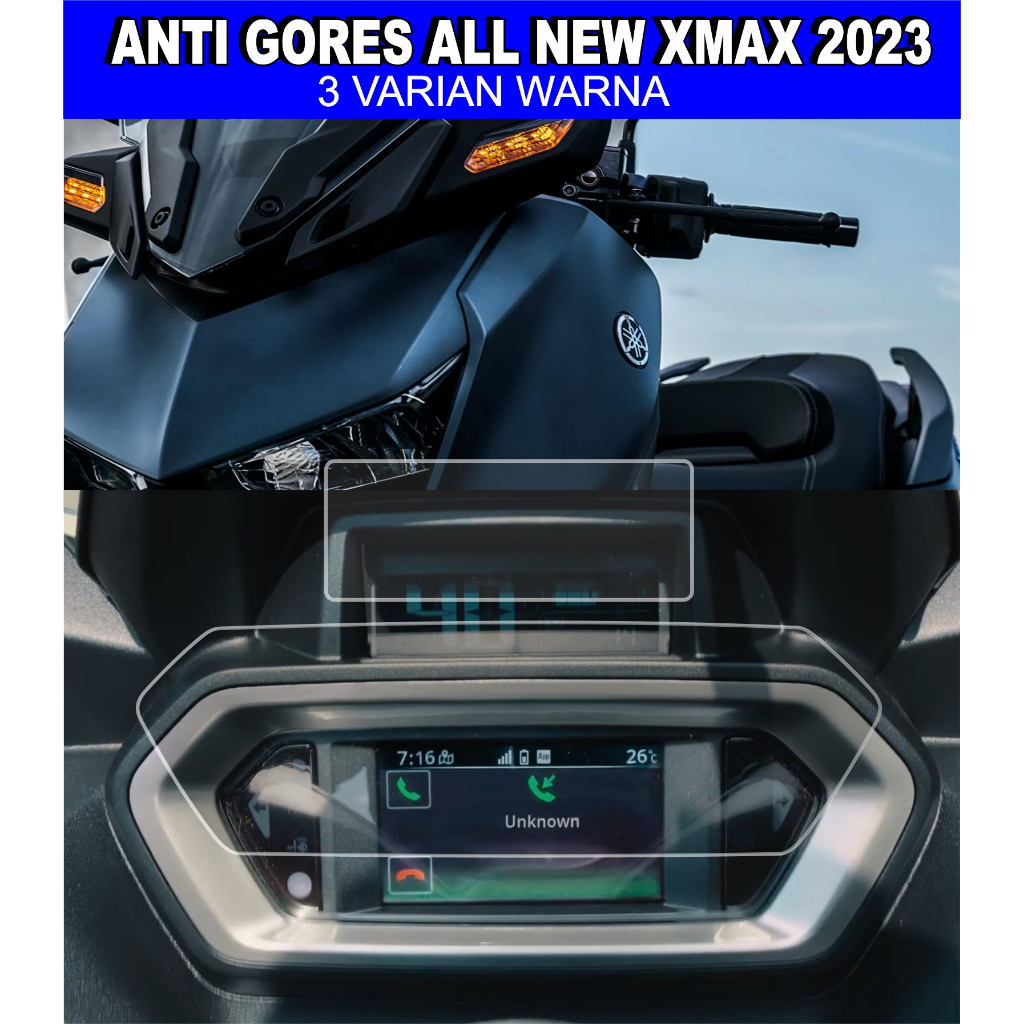 สติ๊กเกอร์กันรอย xmax 2023 สําหรับเรือนไมล์ xmax 2023