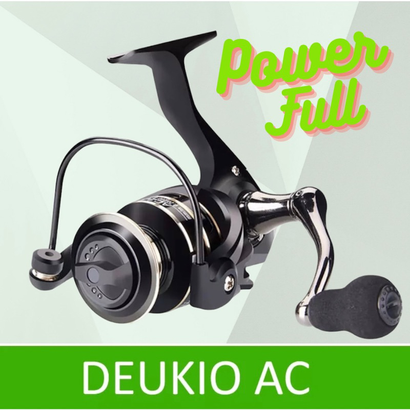 Deukio รอกตกปลาโลหะ AC 2000 AC3000 AC4000 AC5000 AC6000 AC7000 รอกสปินนิ่ง