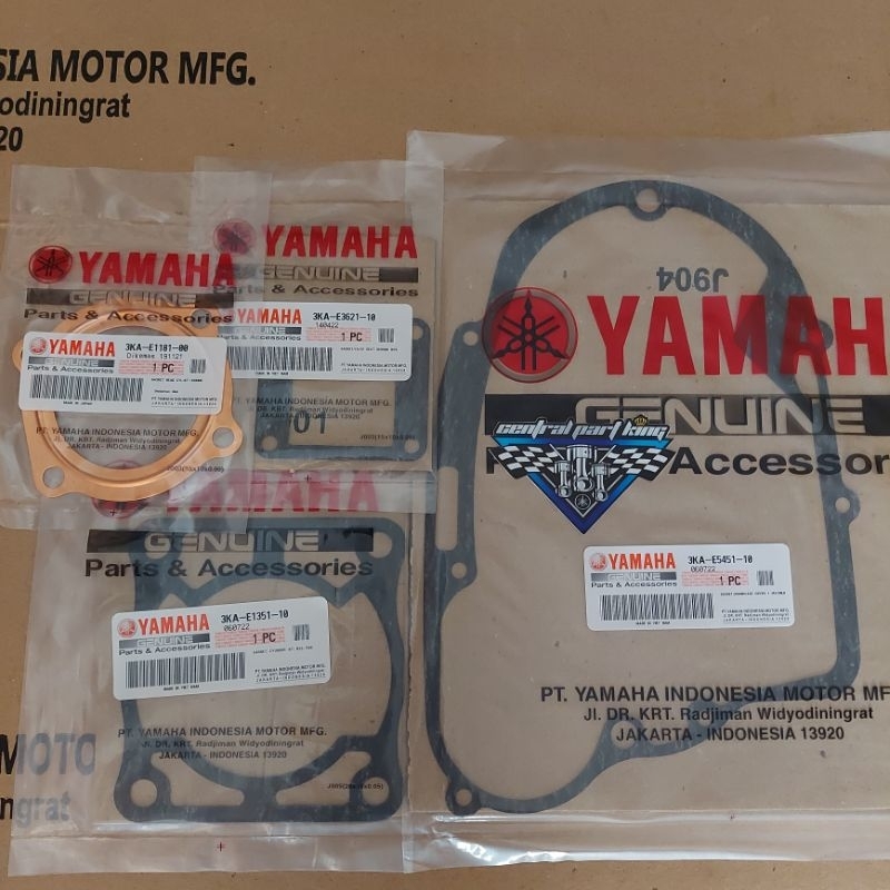 กล่องคลัทช์ GASKET, CYLINDER HEAD, SEHER BLOCK, HARMONICA MEMBRANE MANIPUL RX KING, RXS, YT115 ORIGINAL YAMAHA 3KA-E5451-10 / 3KA-E1351-10 / 3KA-E1351-10 / 3KA-E36KA-E1181-00