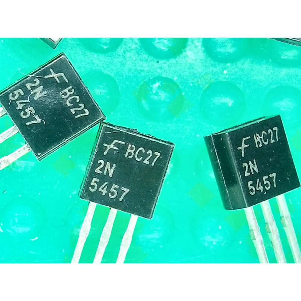 ES อะไหล่ 2N5457 5457 TO-92 N-Channel JFET เครื่องขยายเสียง/สวิตช์ทั่วไป